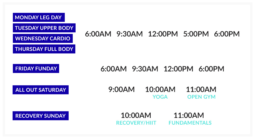 Covid Schedule